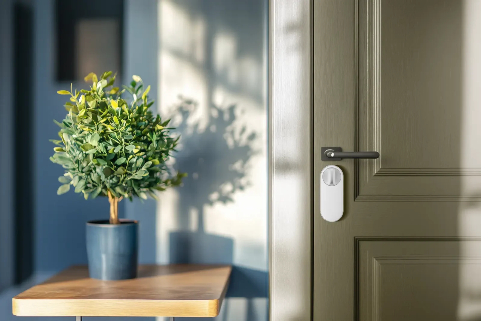 Aqara Smart Lock U200 Lite Biały | Inteligentny zamek do drzwi | HomeKit, Thread, Bluetooth 5.1, NFC