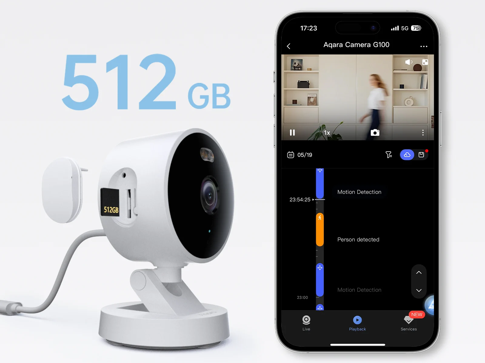 Aqara Camera G100 Czarna | Kamera IP | 1296p