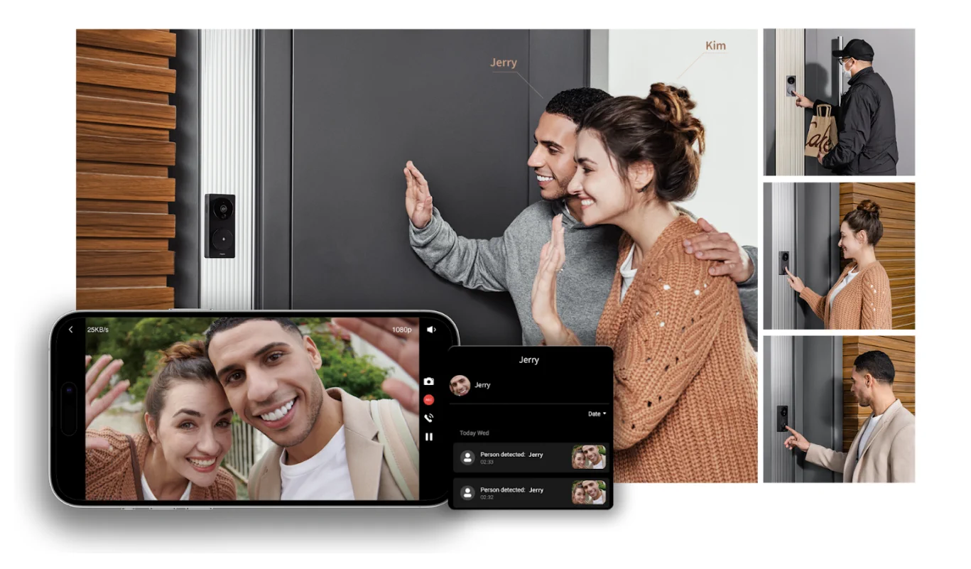 Aqara Doorbell Camera Hub G410 Czarny | Wideodomofon | Dzwonek do drzwi, Hub, Kamera