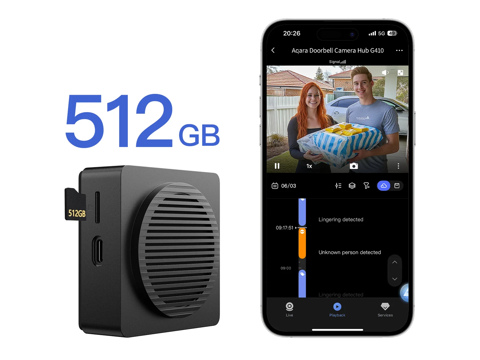 Aqara Doorbell Camera Hub G410 Czarny | Wideodomofon | Dzwonek do drzwi, Hub, Kamera