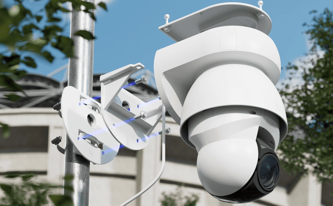 UBIQUITI UVC-AI-PTZ-B INDUSTRIAL-GRADE 4K POE++ PTZ CAMERA, 22X OPTICAL ZOOM, IR LED NIGHT VISION