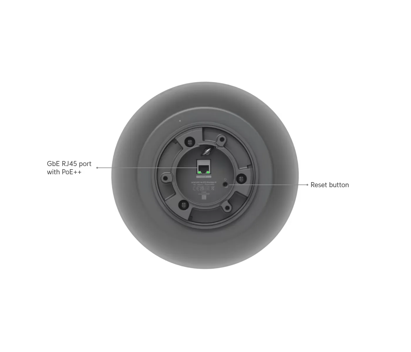 Ubiquiti UVC-AI-PTZ-Precision-B | IP-камера | 4k, 8MP, 31x оптический зум, 1x RJ45 1000Mbps, IP66