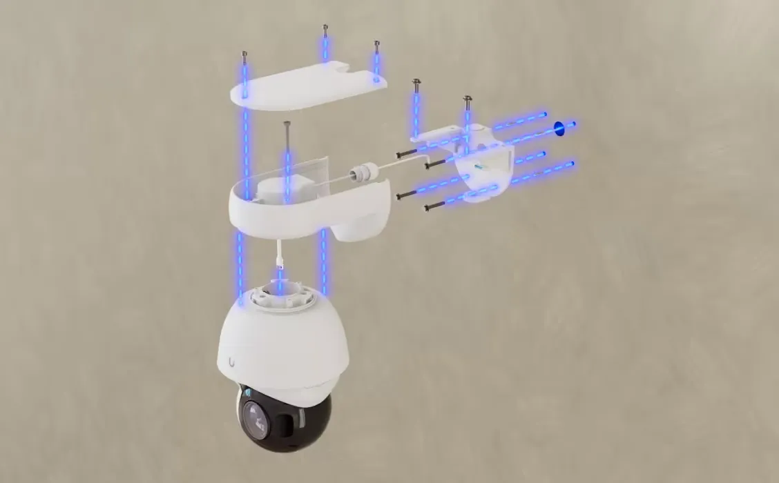 Ubiquiti UVC-AI-PTZ-Precision-B | IP-камера | 4k, 8MP, 31x оптический зум, 1x RJ45 1000Mbps, IP66