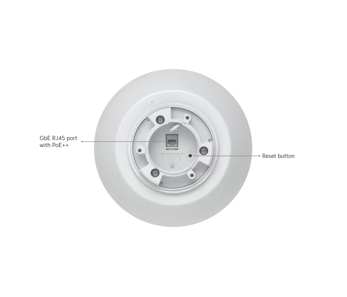 Ubiquiti UVC-AI-PTZ-Precision-B | IP-камера | 4k, 8MP, 31x оптический зум, 1x RJ45 1000Mbps, IP66