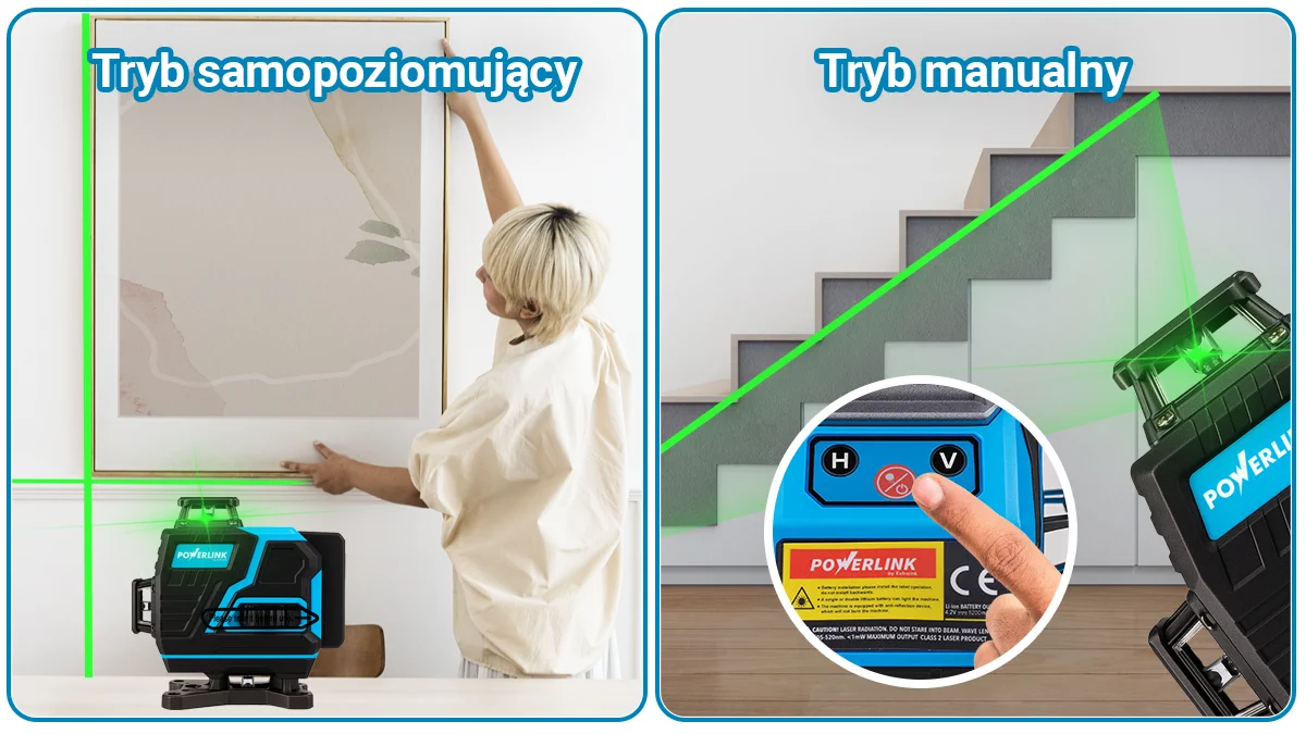 Powerlink by Extralink | Poziomica laserowa | 4D/16LINE 100M PWL-4D16