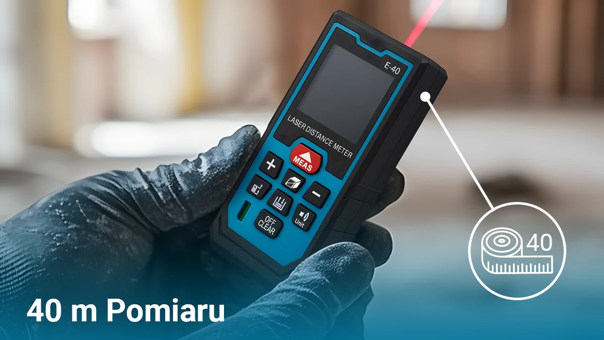 Powerlink by Extralink | Medidor de distancia láser | 40m PWL-ES-40