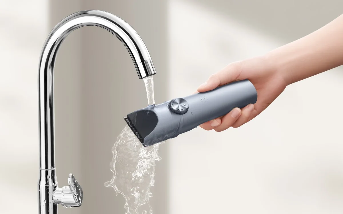 Wodoodporna maszynka do strzyżenia xiaomi hair clipper 2 myta pod bieżącą wodą z kranu