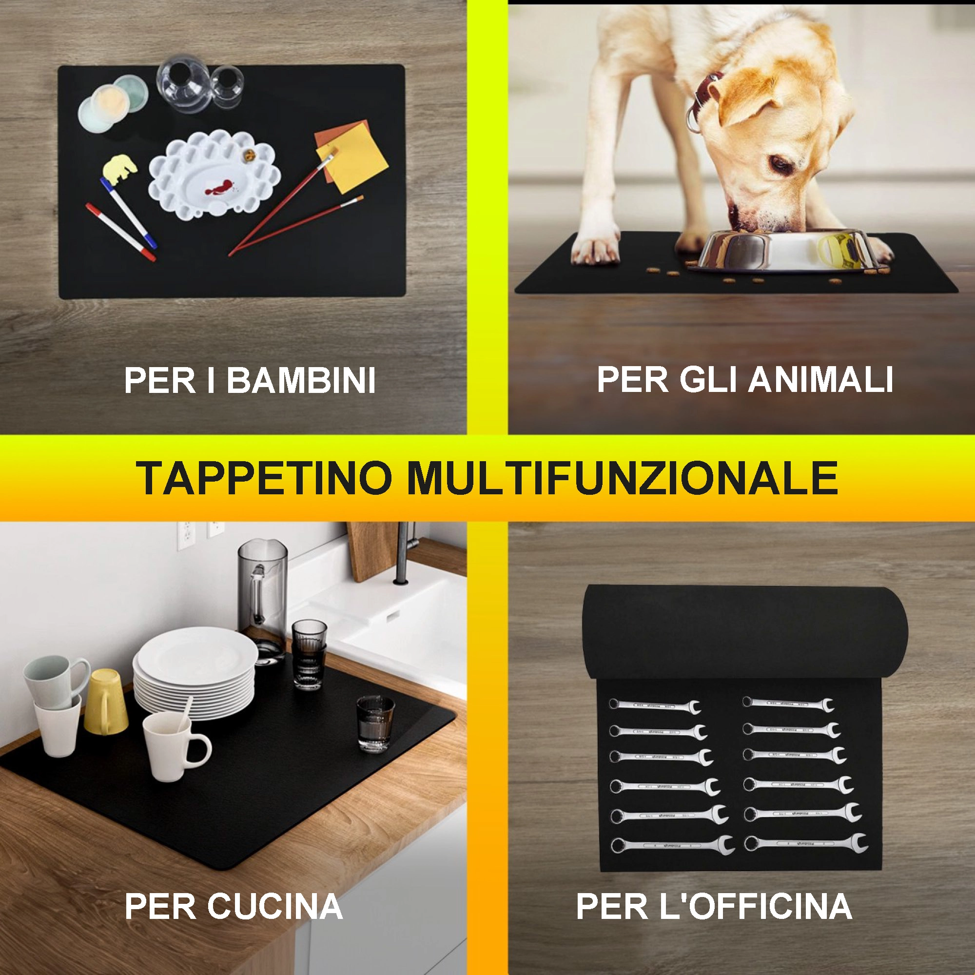 Extralink Home | Tappeto di protezione per piani di cottura a induzione | trasparente 53x61 cm