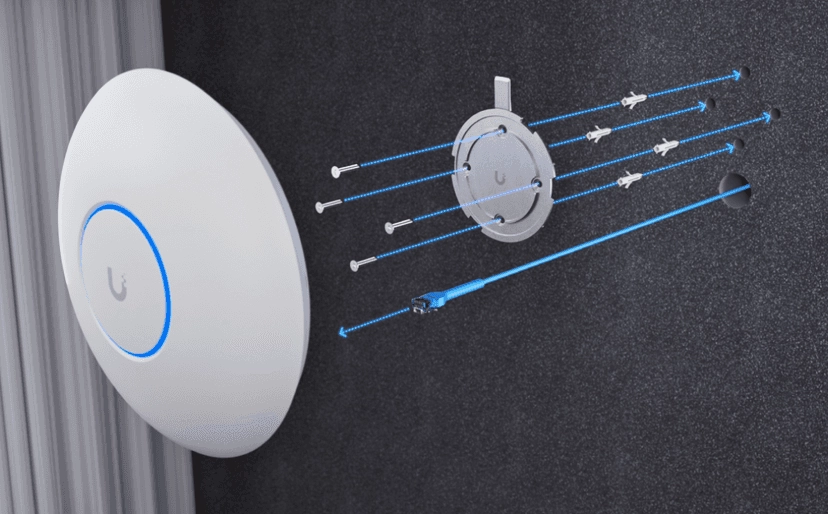 UBIQUITI U7-LR PUNTO DE ACCESO WIFI 7, 1X 2.5GBE POE