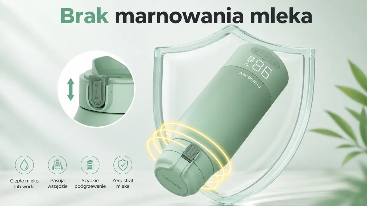 Urządzenie ma funkcję zapobiegania marnowaniu mleka, z technologią stabilizującą temperaturę wewnętrzną