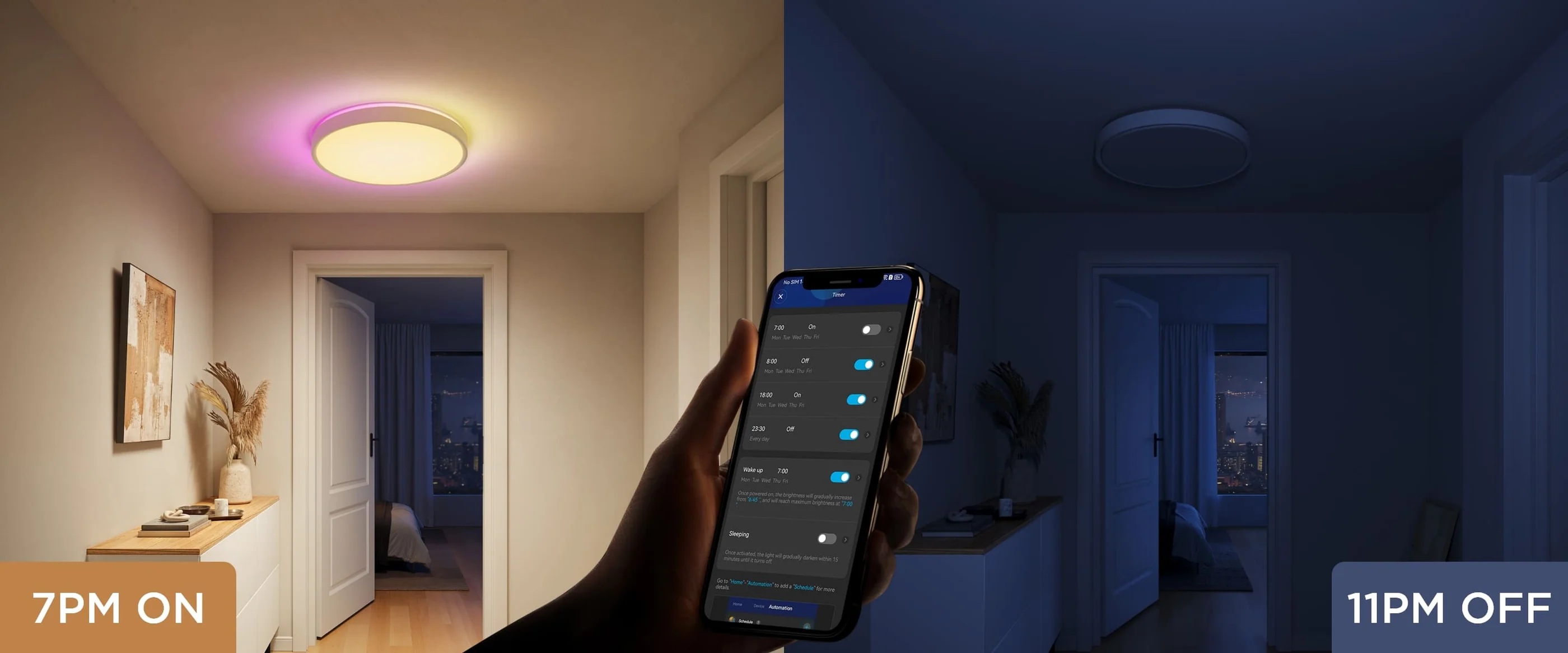 GOVEE H60A6 15INCH RGBICWW RGBICWW ROUND SMART CEILING LIGHT