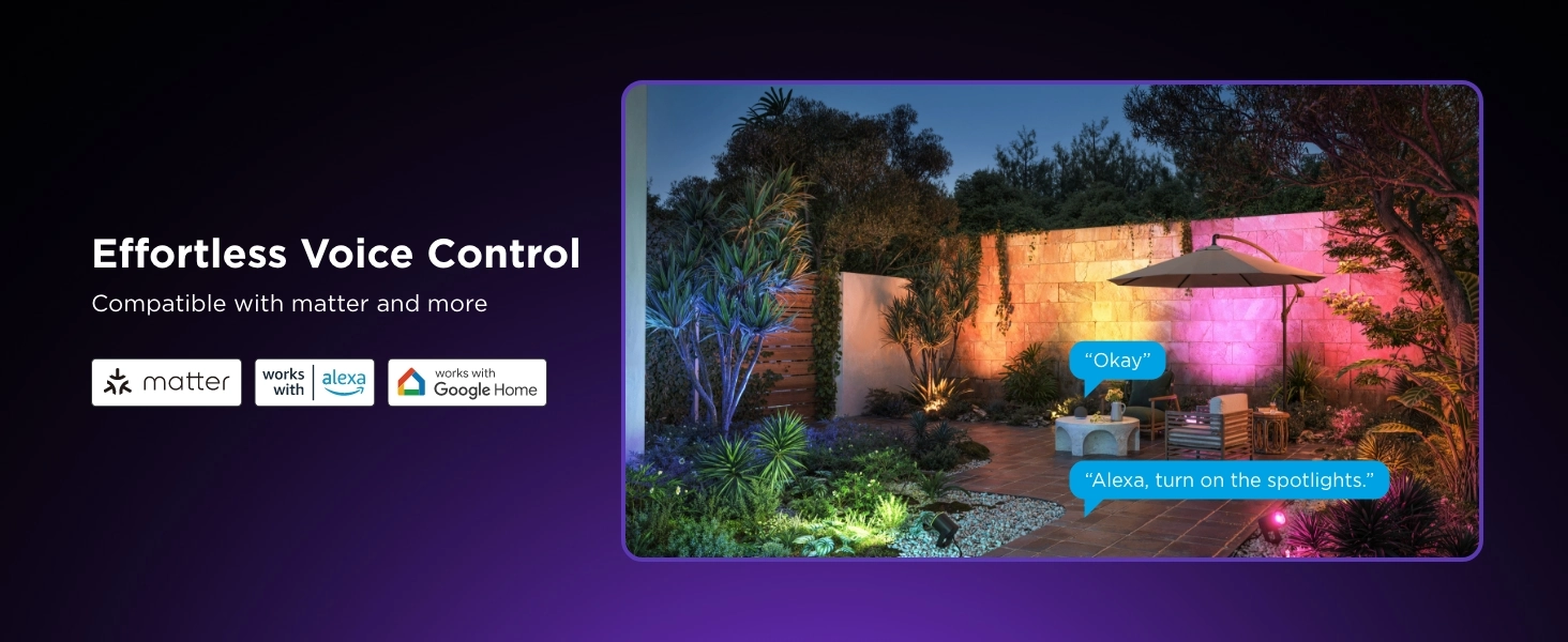 GOVEE H7093 RGBICWW OUTDOOR SPOTLIGHTS