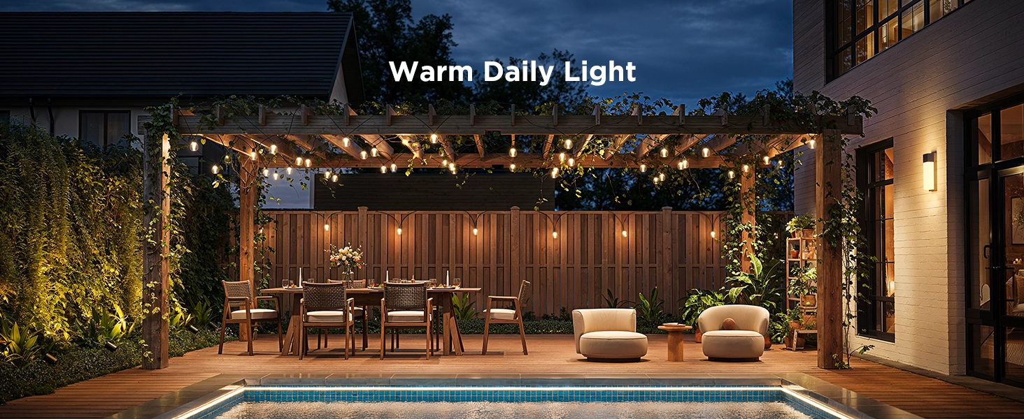 GOVEE H7025 RGBICW OUTDOOR STRING LIGHTS