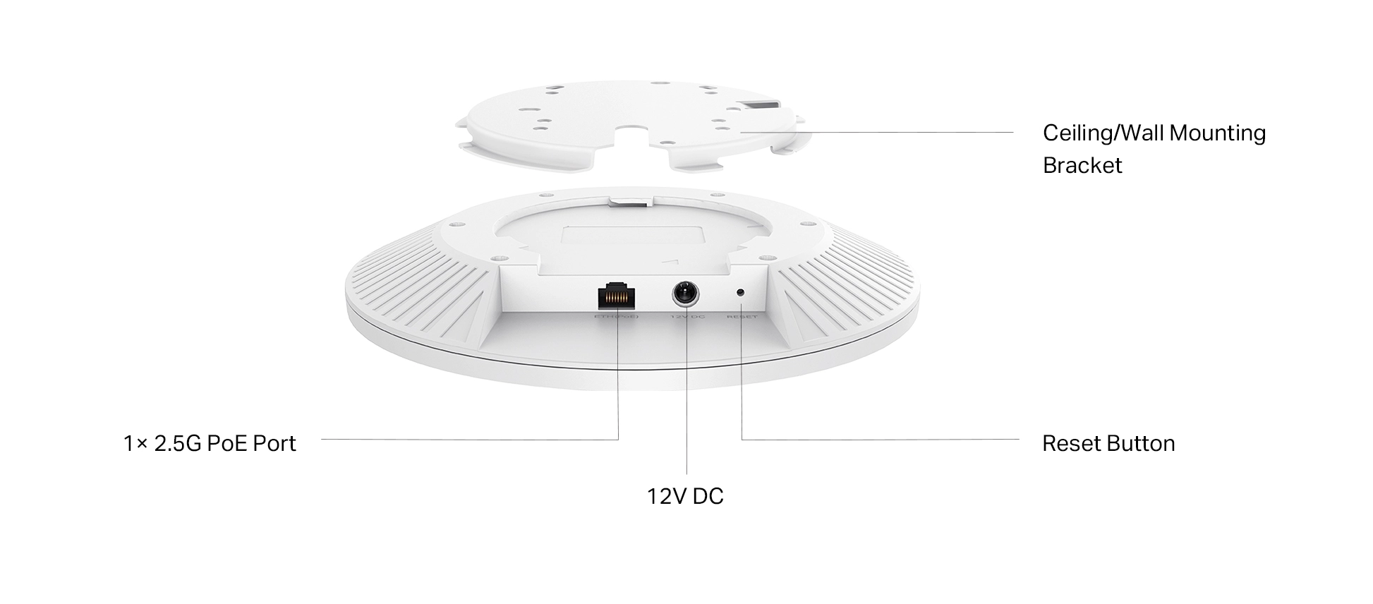 TP-Link Omada EAP772 | Punto de acceso | WiFi 7 BE9300, 1x 2.5 GbE RJ45, PoE, Omada Mesh