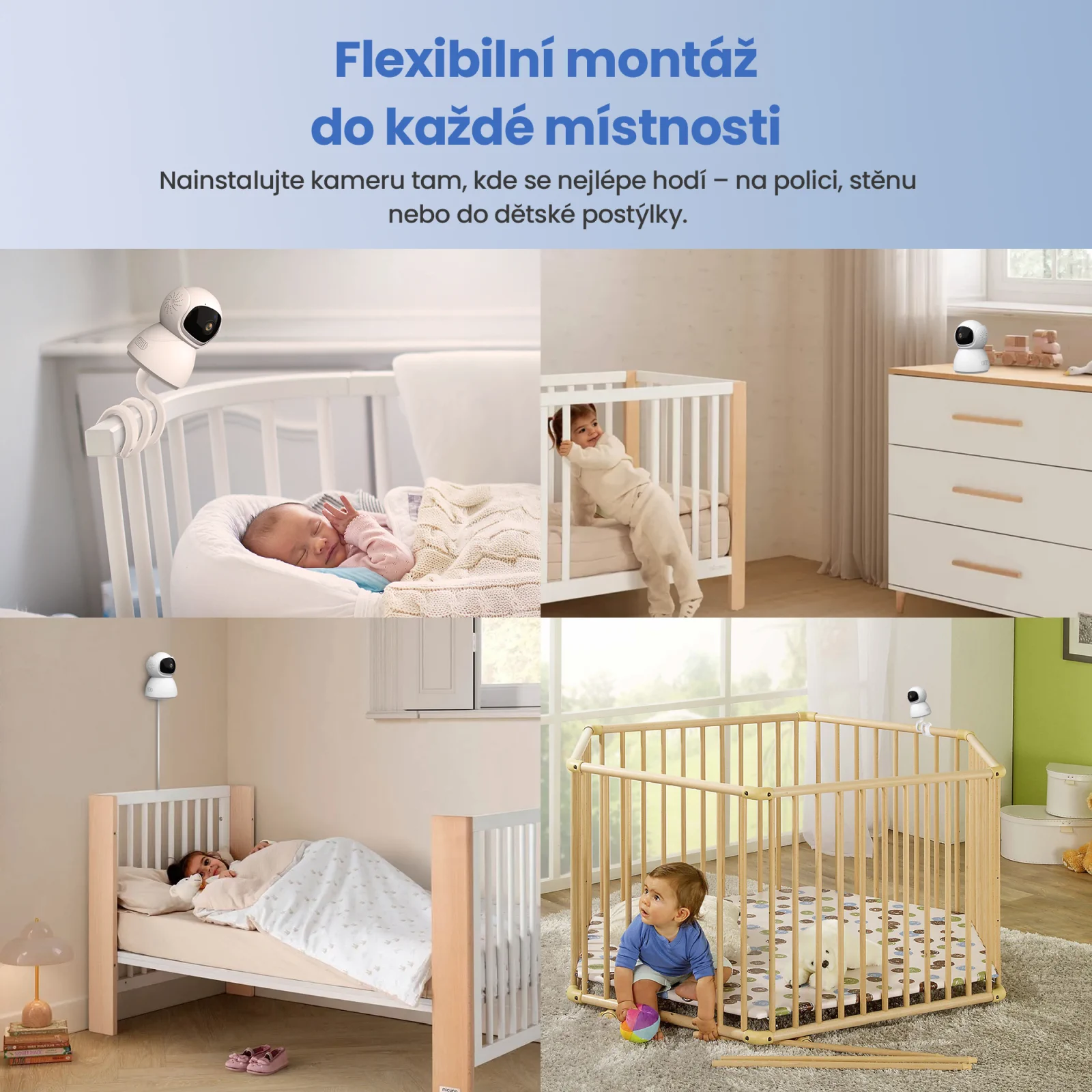 Úhel pohledu a noční režim