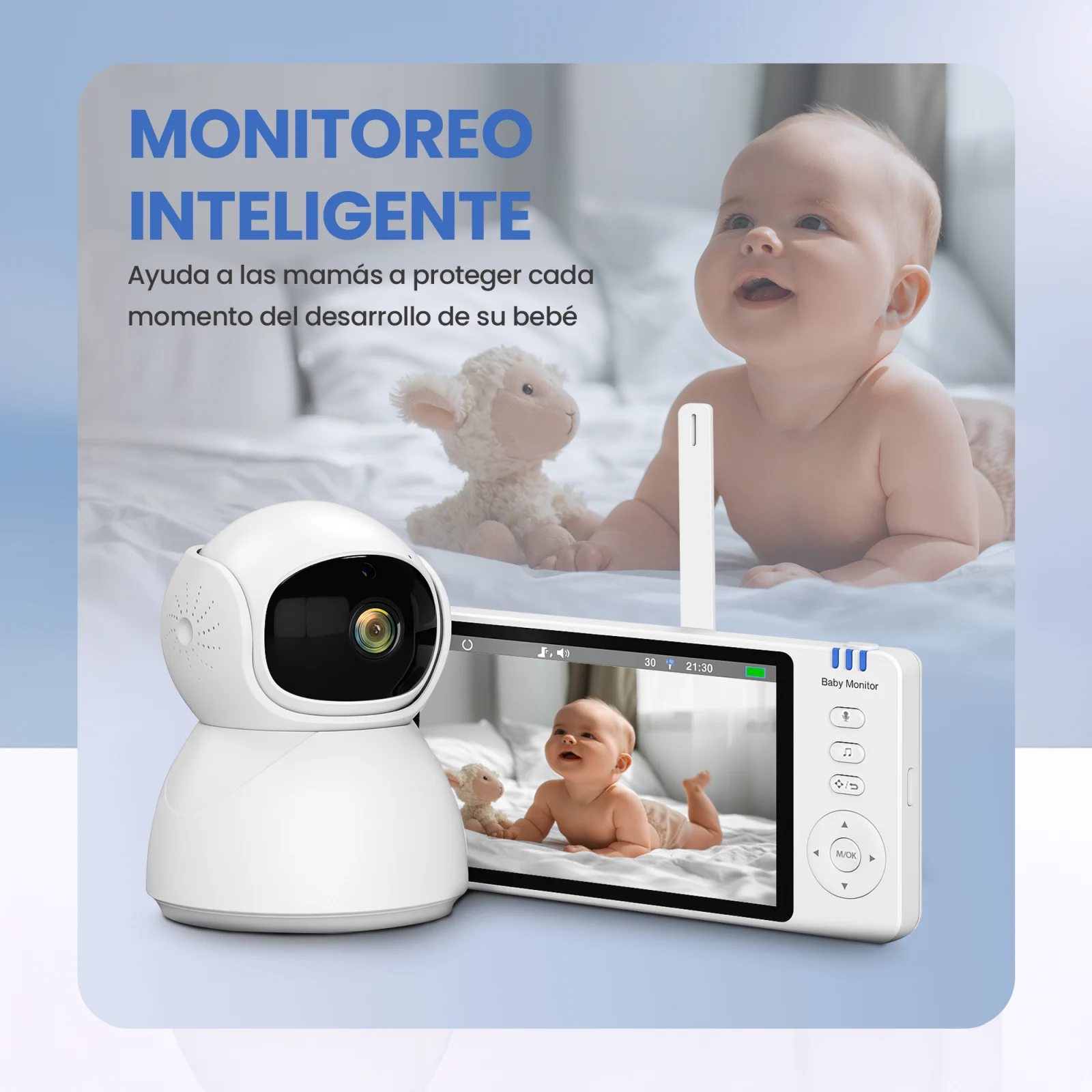 Niñera electrónica con pantalla
