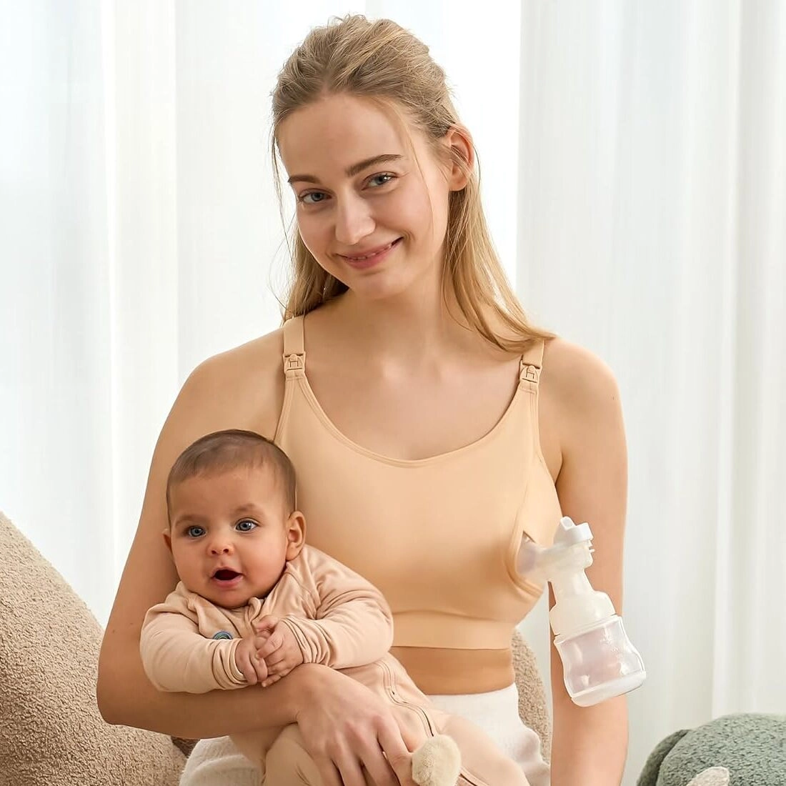 Compatibilidade do sutiã Momcozy com vários modelos de bombas tira-leite
