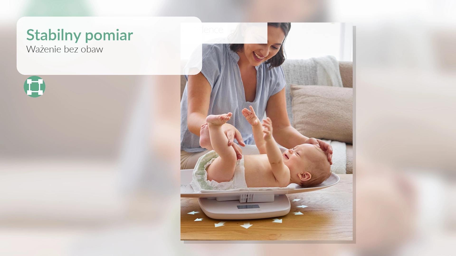 Multifunkční dětská váha Momcozy AZ01 Multi-Function Baby Scale
