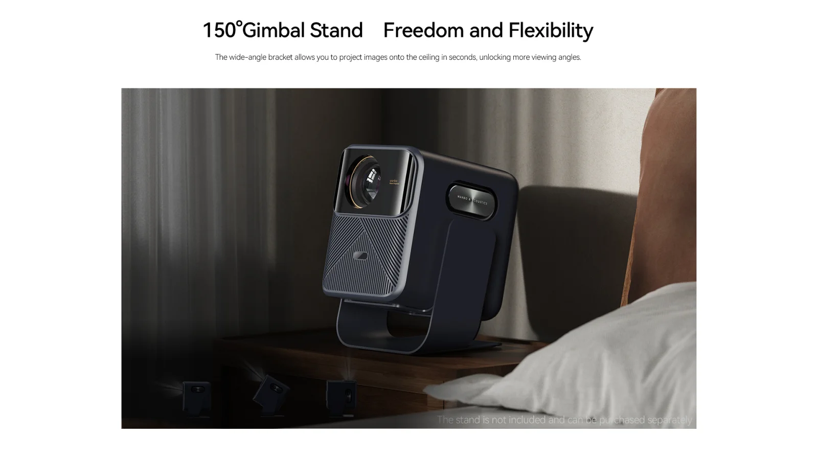 Wanbo Mozart 1 Pro New Blue | Проектор | 1200ANSI, 1080p, Google TV