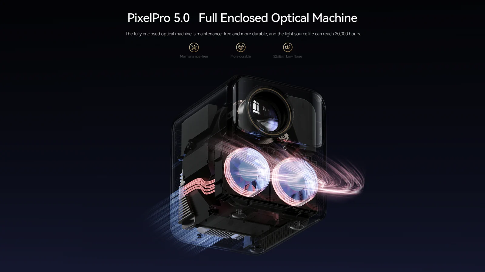 Wanbo Mozart 1 Pro New Blue | Проектор | 1200ANSI, 1080p, Google TV