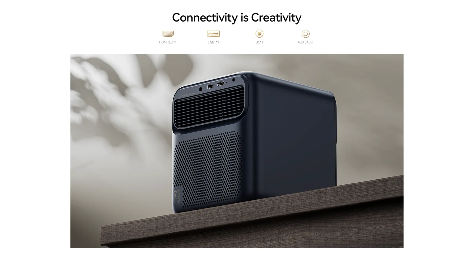 Wanbo Mozart 1 Pro New Blue | Проектор | 1200ANSI, 1080p, Google TV