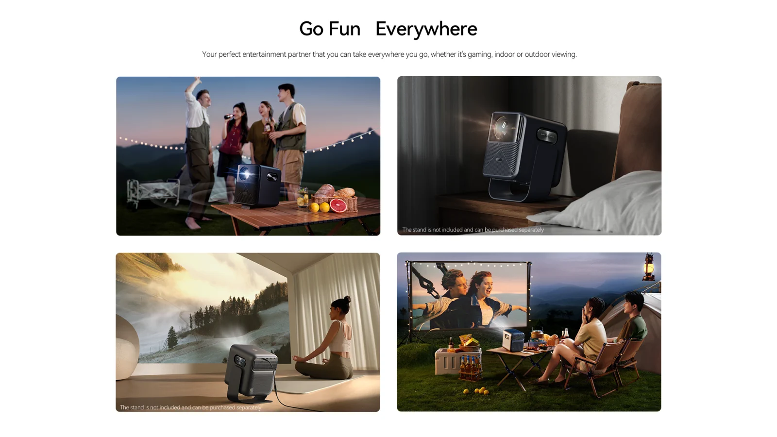 Wanbo Mozart 1 Pro New Blue | Проектор | 1200ANSI, 1080p, Google TV