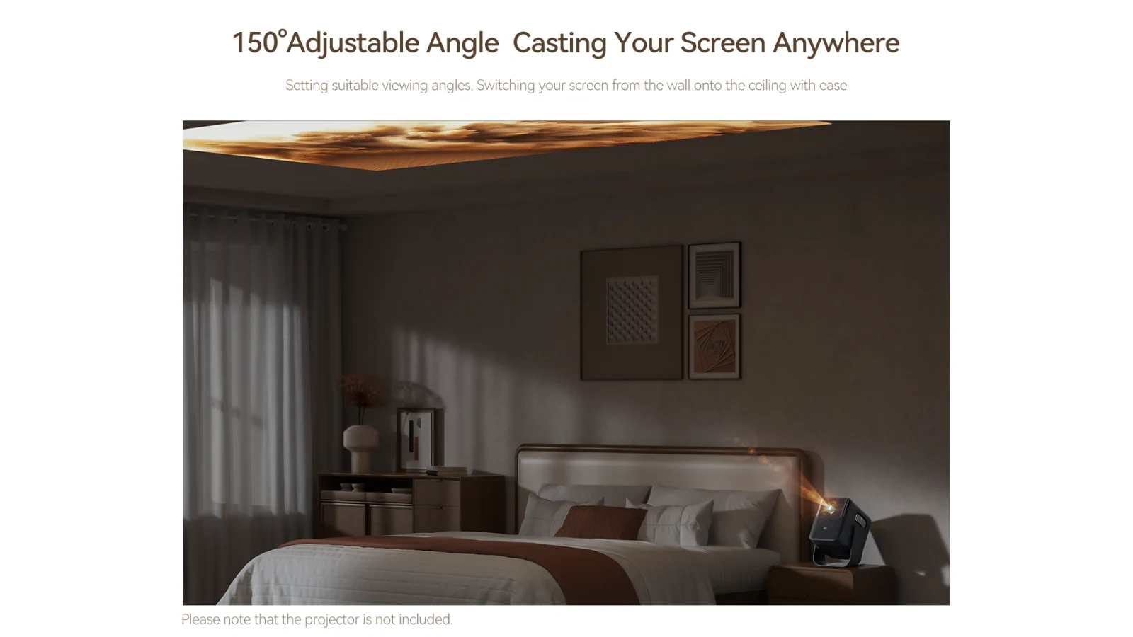 Wanbo Mozart Series Soporte con cardán Azul | Soporte para proyector | WBBA04