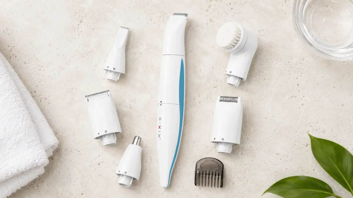DIXIX Mini Personal Groomer PG-6302 z czterema końcówkami pielęgnacyjnymi