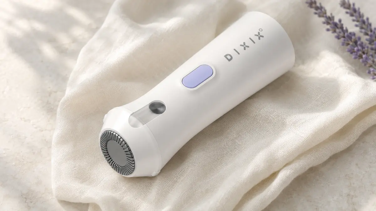Detail na DIXIX Mini Hair Remover s otočnou hlavicí