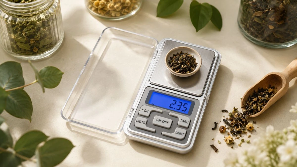 Dimensões compactas da balança de joalharia de bolso Extralink Home P10