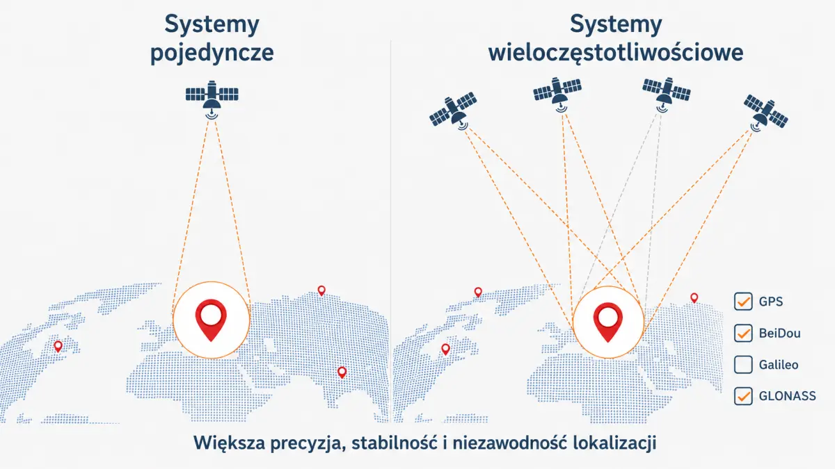 Systemy lokalizacji GNSS w FIMI X8T V640 z obsługą GPS, BeiDou i GLONASS dla dokładnego pozycjonowania