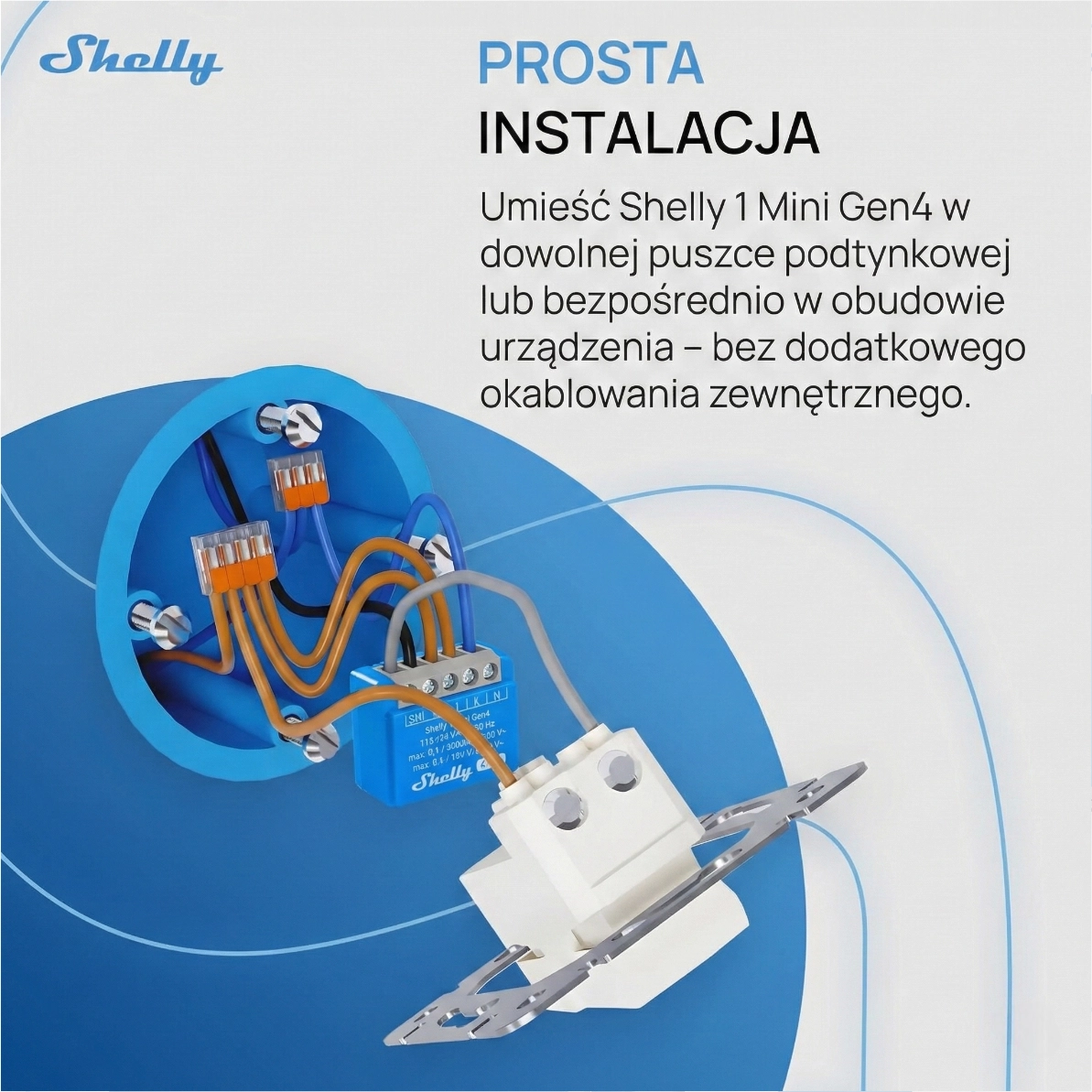 Technologia modułu Shelly 1 Mini Gen4 z obsługą Matter