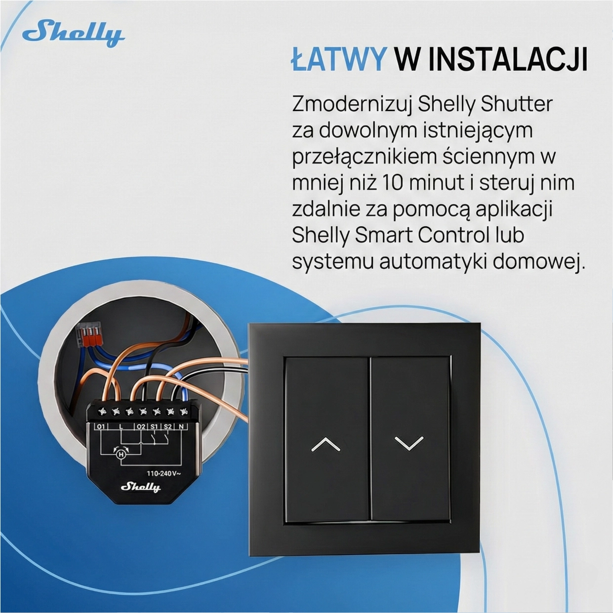 Zastosowanie sterownika Shelly do żaluzji i zasłon