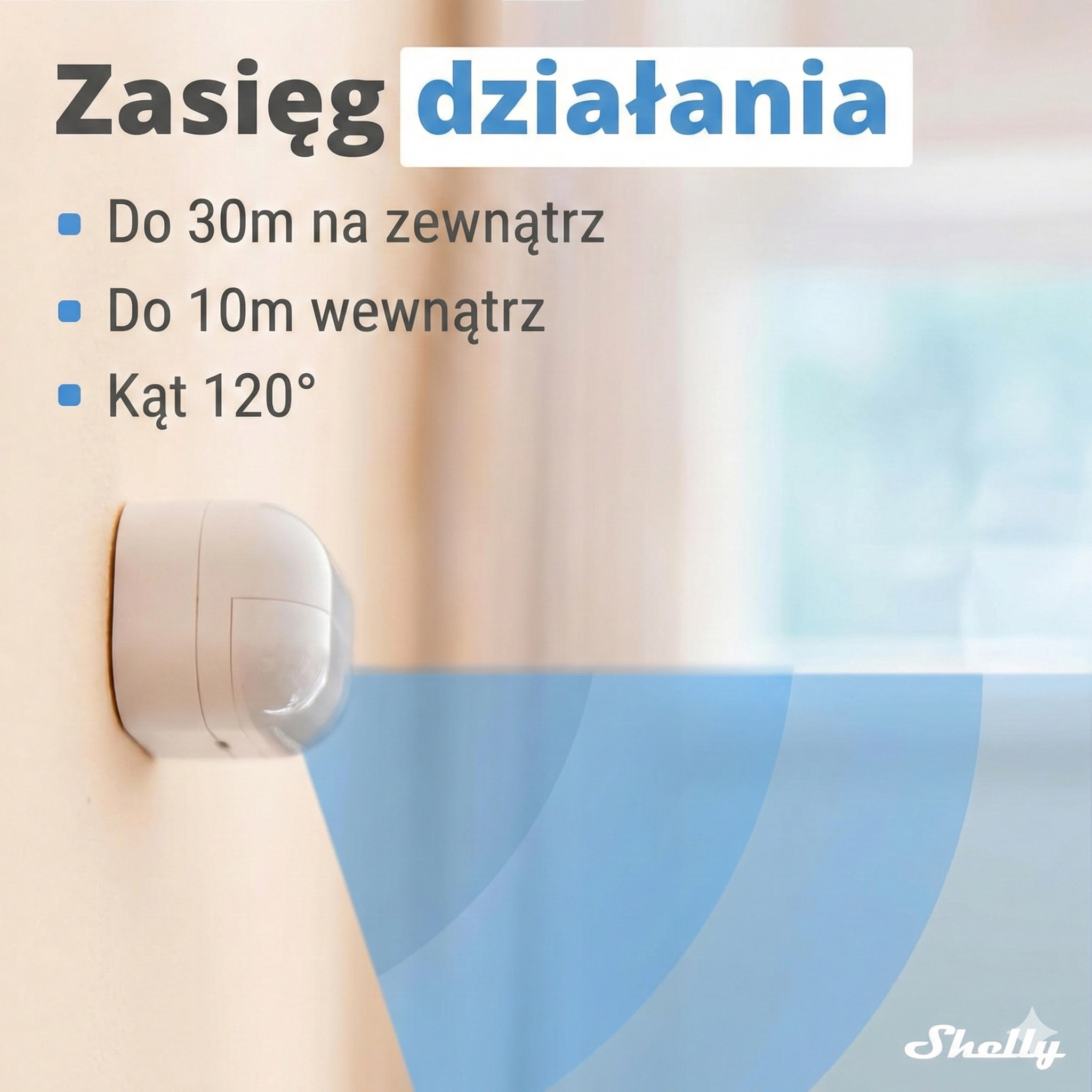 Shelly BLU Motion inteligentny czujnik ruchu bluetooth