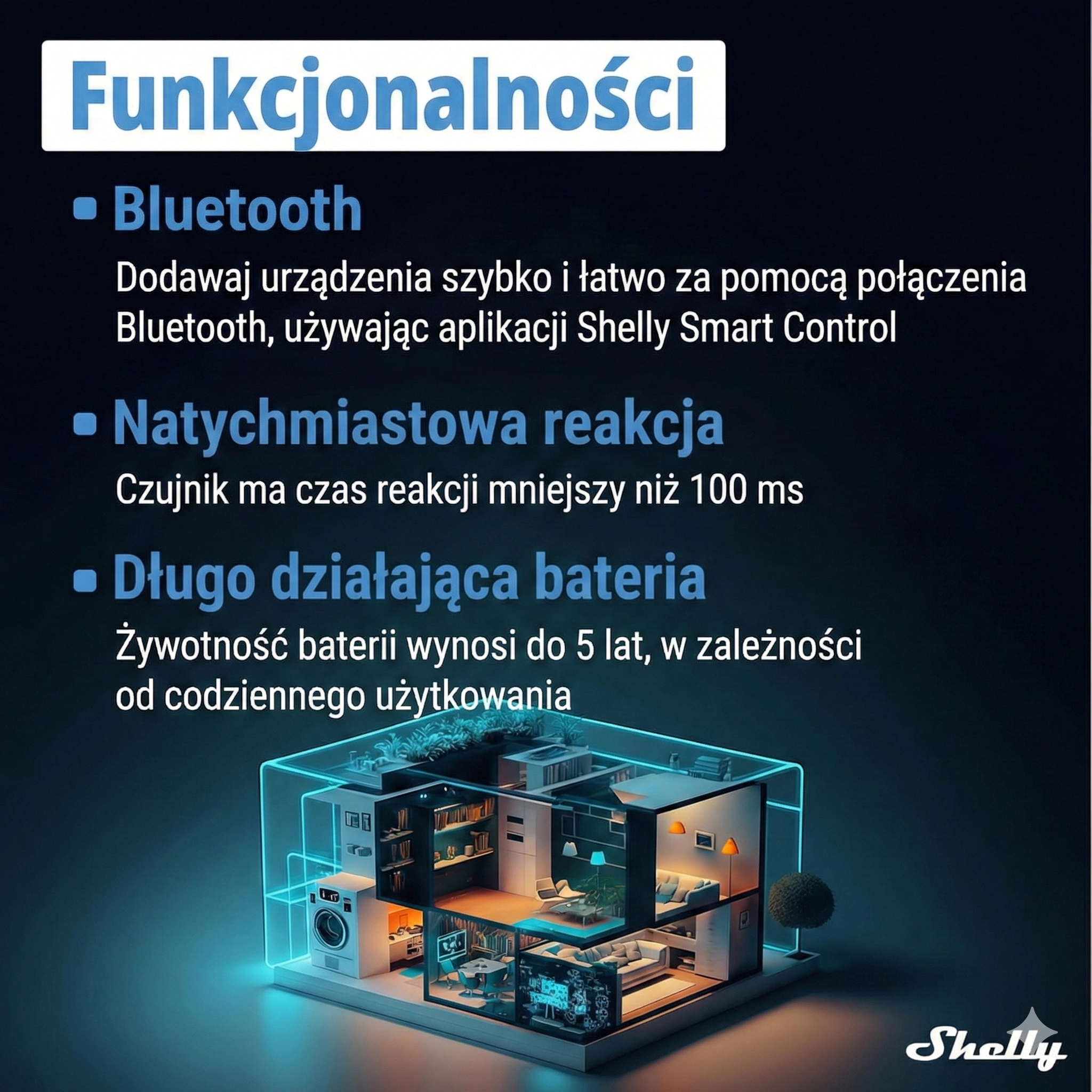 Integracja czujnika ruchu Shelly z automatyką domową