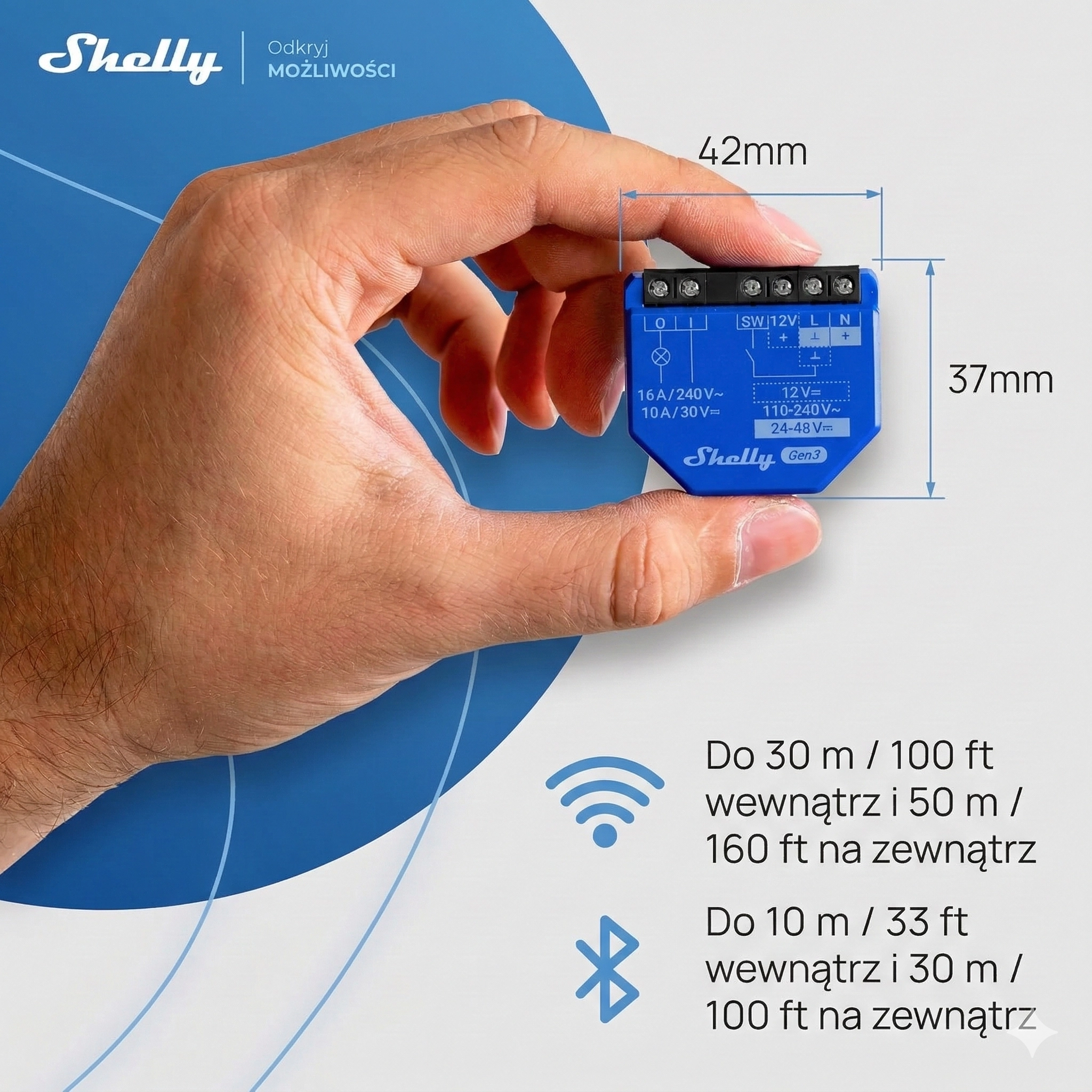 Shelly 1 Gen3 w systemie smart home
