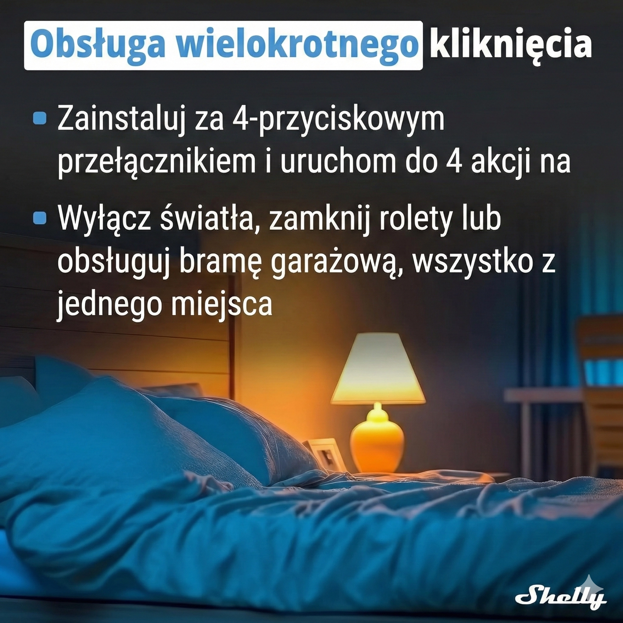 Interfejs aplikacji Shelly Smart Control i opcje MQTT