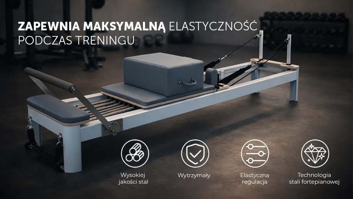 Pilates Reformer para casa, estúdio e reabilitação