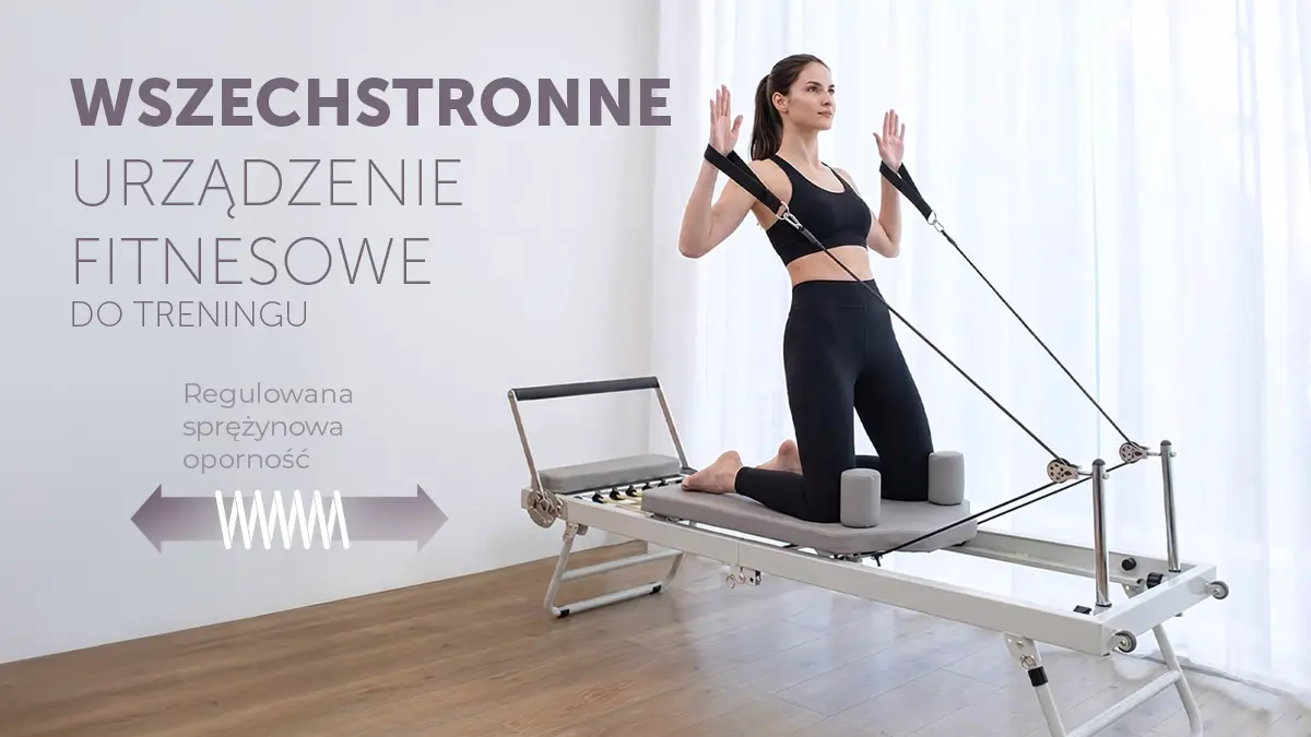 Reformer Pilates con elementos regulables