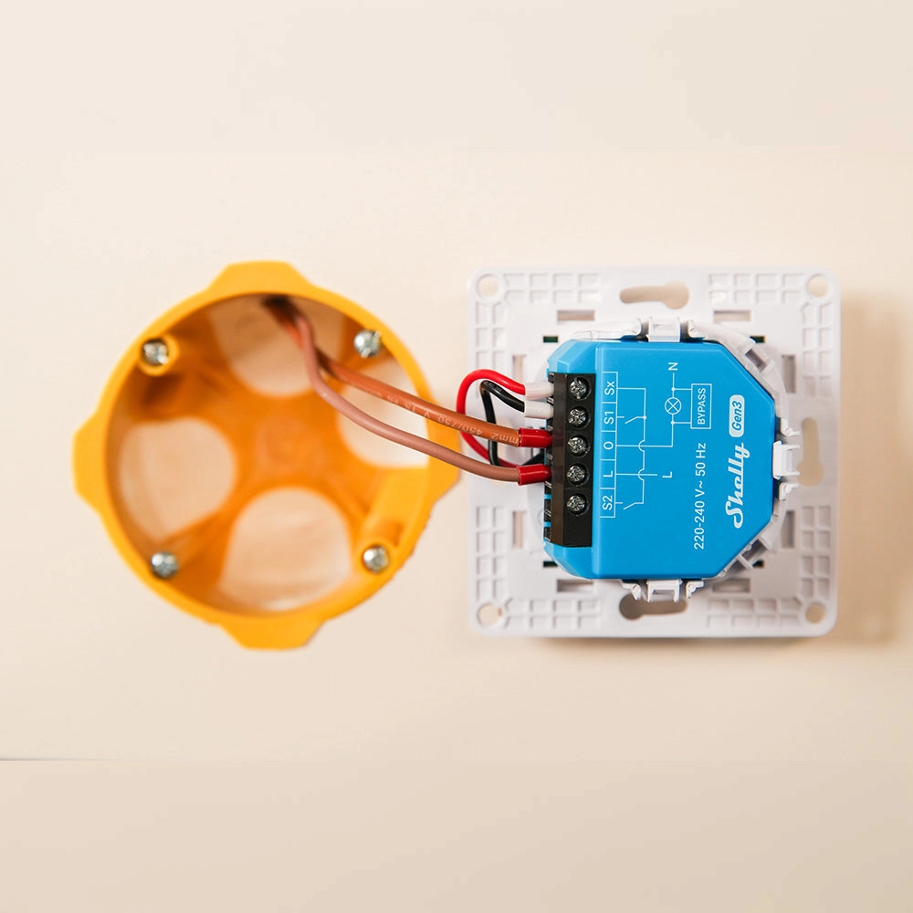 Interfejs aplikacji Shelly Smart Control