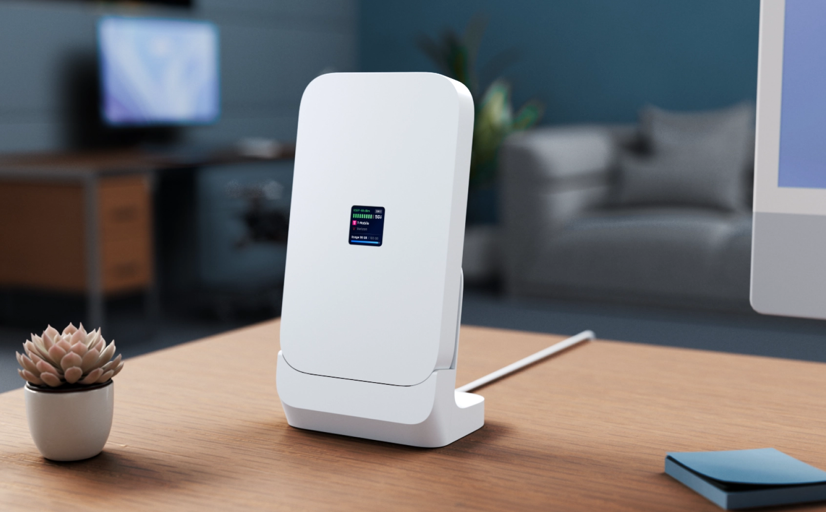 Ubiquiti U5G-Max | Modem 5G | 3.4 Gbps, dual SIM/eSIM, PoE miniatura 2