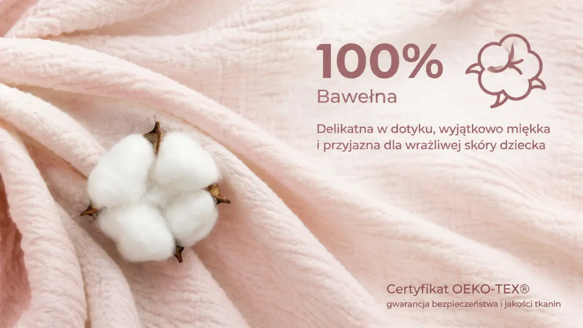 Нежный хлопок пледа, сертификат OEKO-TEX, мягкий и безопасный для кожи ребёнка