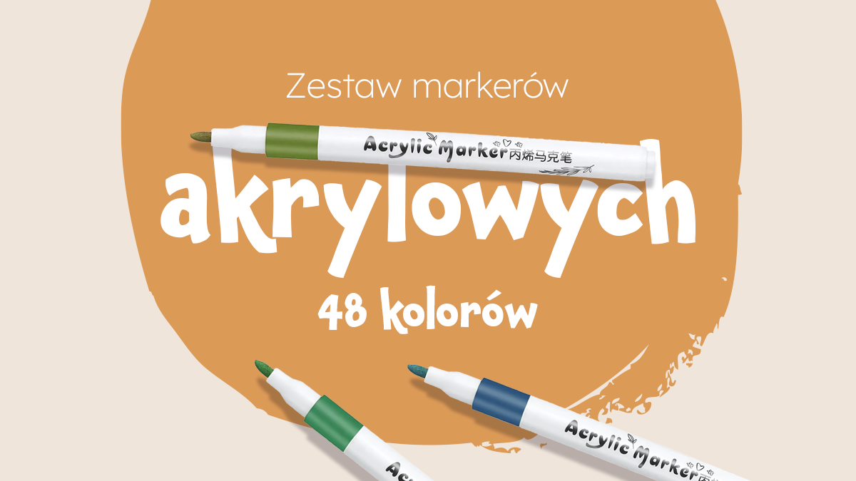 zastosowanie markerów akrylowych