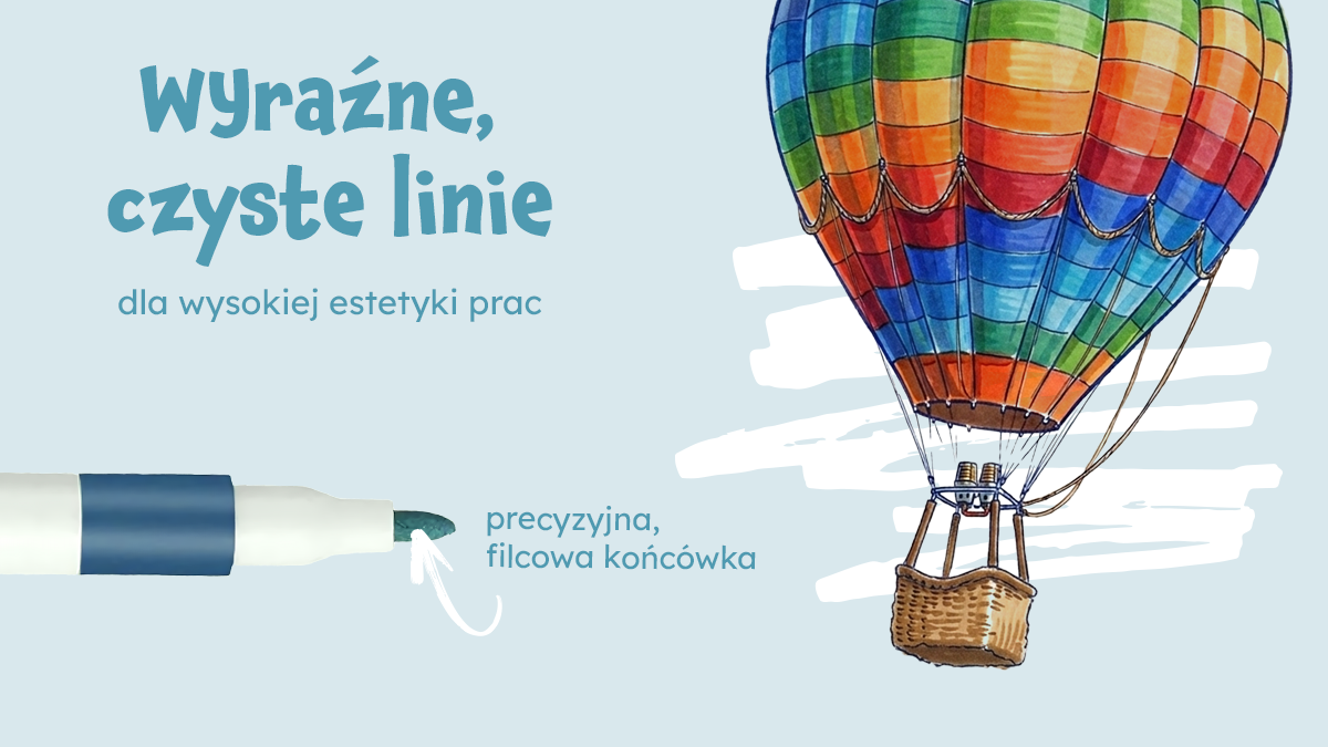 praktyczne opakowanie markerów akrylowych