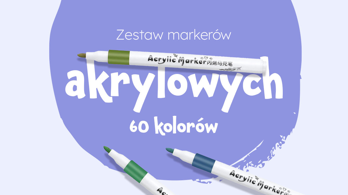 zastosowanie markerów akrylowych na różnych powierzchniach
