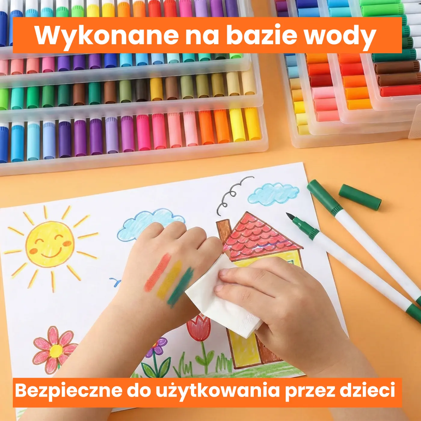 Markery akrylowe na bazie wody