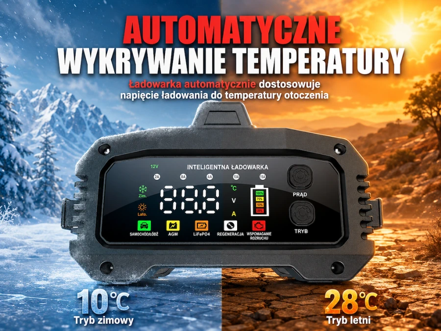 Ajuste autom&aacute;tico dos par&acirc;metros &agrave; temperatura