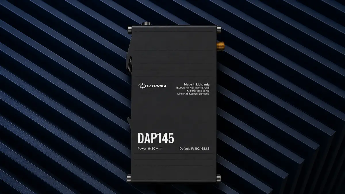 Teltonika DAP145 punto de acceso Wi-Fi en carcasa metálica con puertos LAN