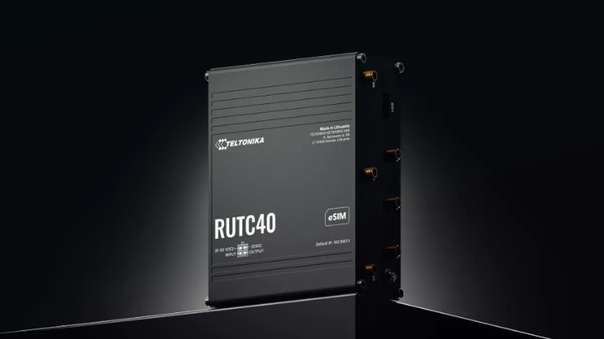 Teltonika RUTC40 Global 4G – роутер с поддержкой Docker, eSIM и системой RutOS