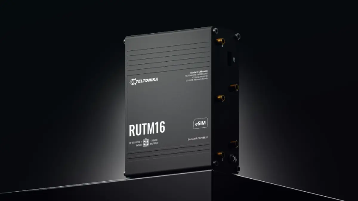 Teltonika RUTM16 – LTE Cat 6 роутер с поддержкой eSIM